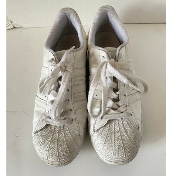 Adidas White Shell Toe Superstar II Sneaker Shoes • Size 8 - Picture 2 of 5